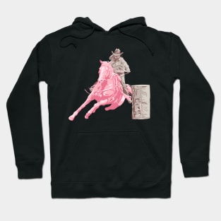 Barrel Rider 1: Sand & Blush Pink Hoodie